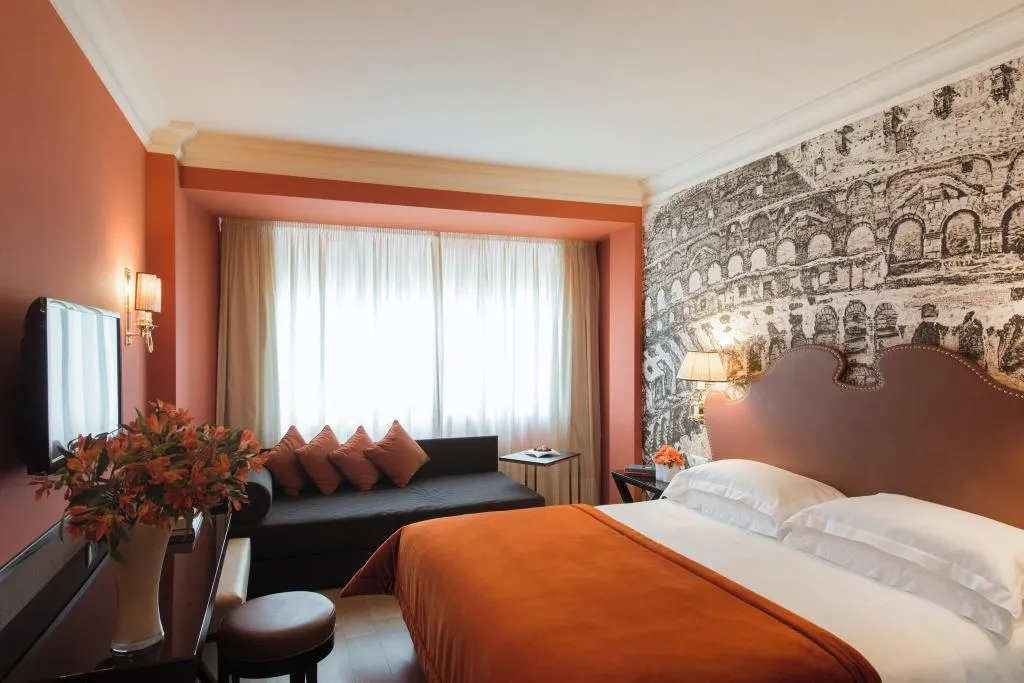 Double or Twin DELUXE Room, Starhotels Michelangelo Roma, Rome