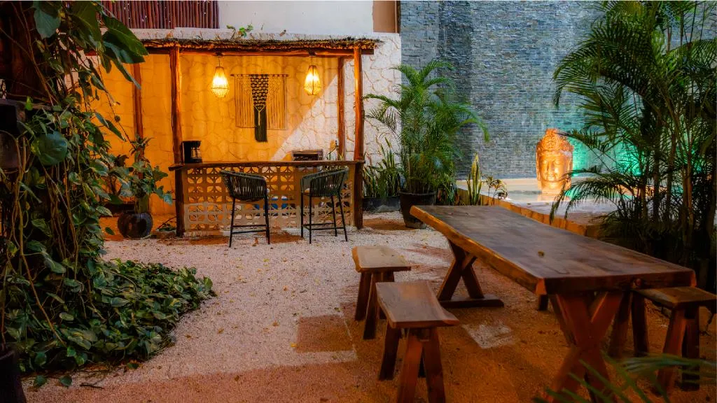 Terrace, Kanté Hotel - Downtown Tulum, Cancun Area