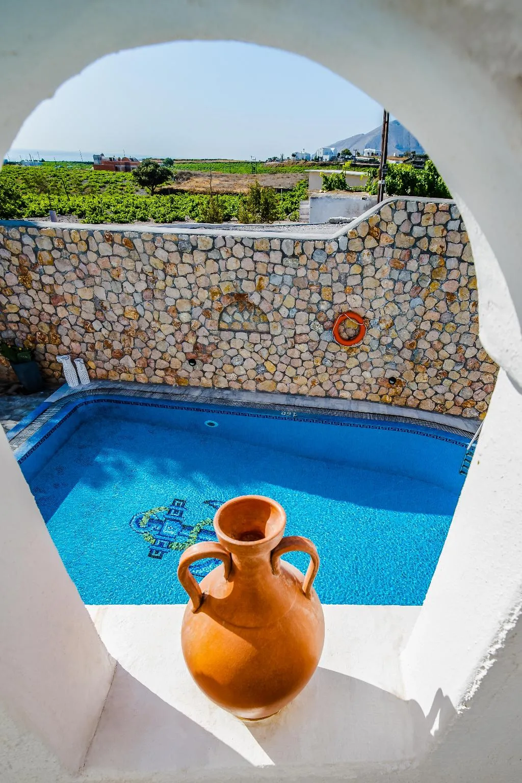 General view, Stavros Villas, Santorini