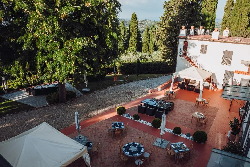 Terrace, Hotel Villa Castiglione, Florence