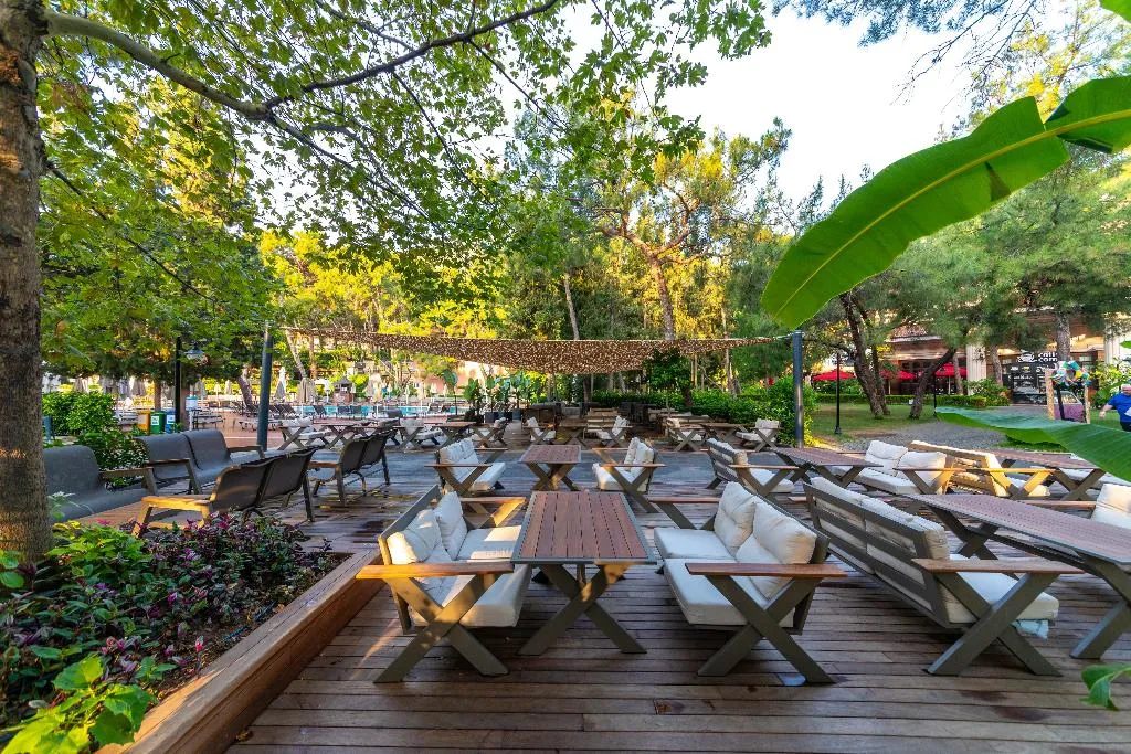 Terrace, Grand Yazici Club Turban Thermal Hotel, Dalaman