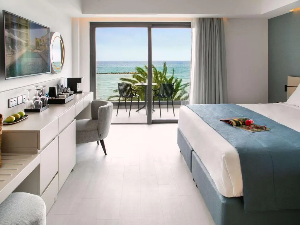 DOUBLE SEA VIEW WITH BALCONY Room, Mercure Larnaca Beach Resort, Cyprus