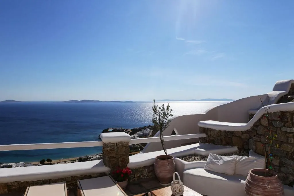 Terrace, La Maison Blanche, Mykonos