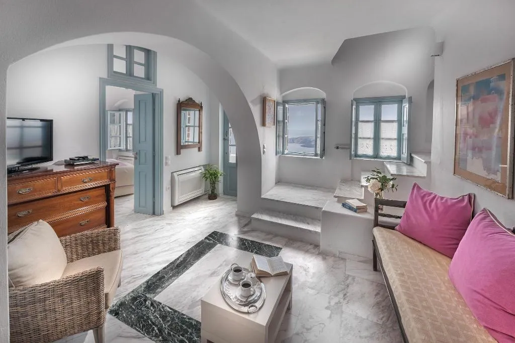 Room, Aigialos Luxury Traditional Settlement, Santorini