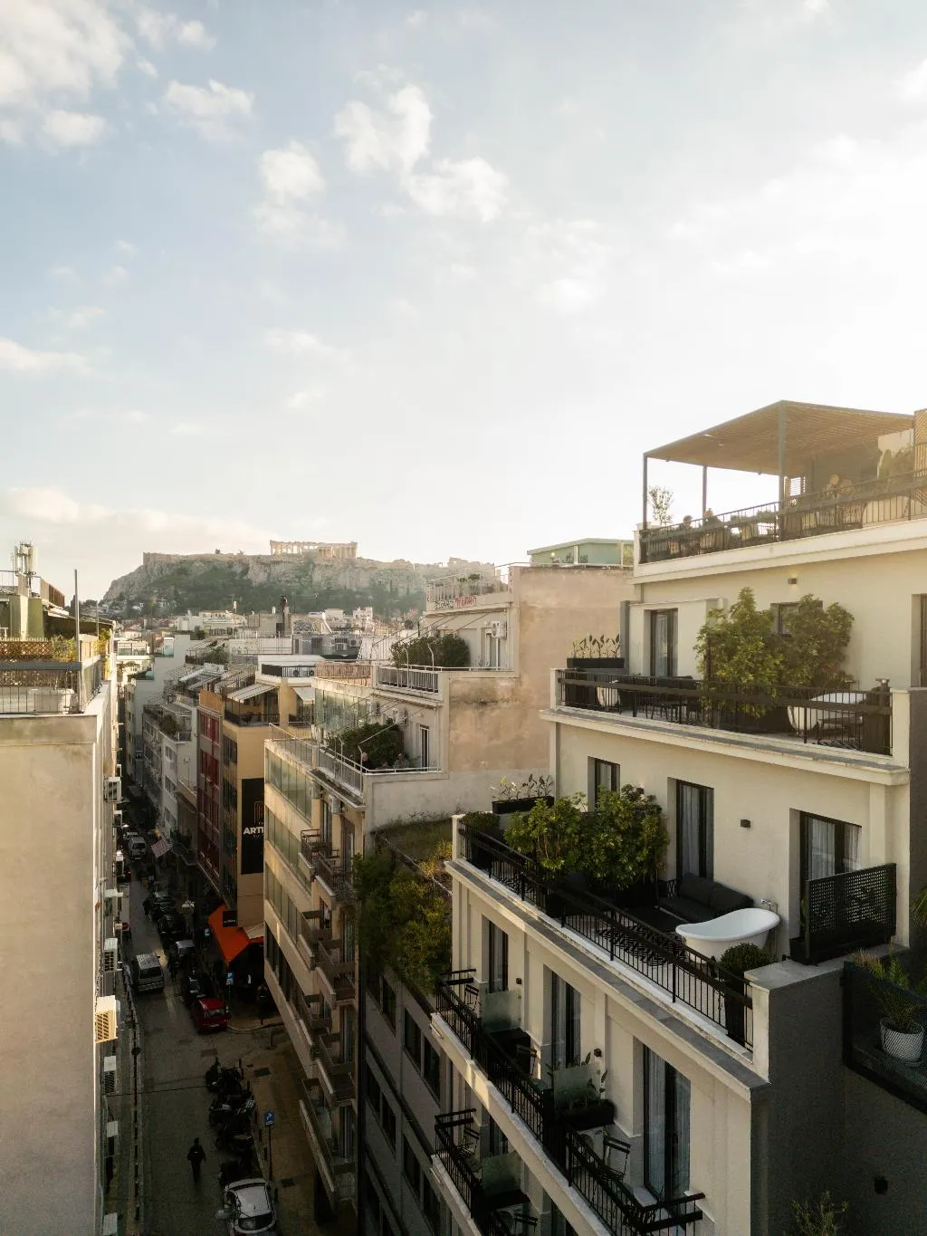 General view, PAME House, Athens