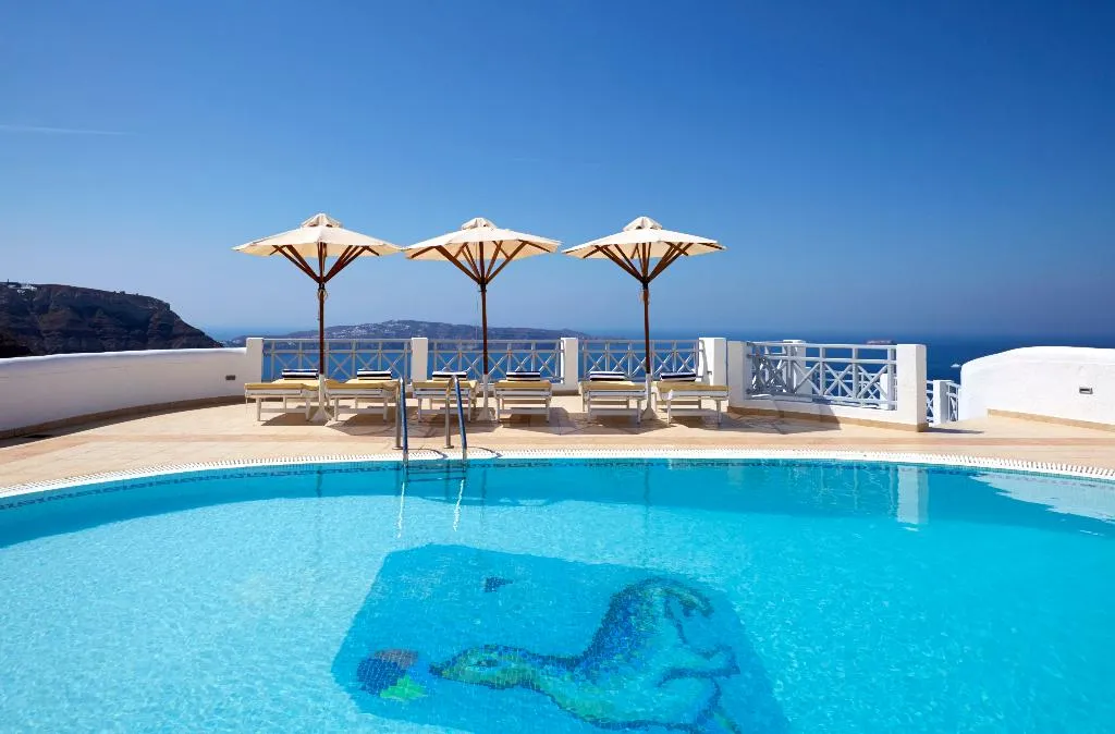 General view, Volcano View Hotel, Santorini