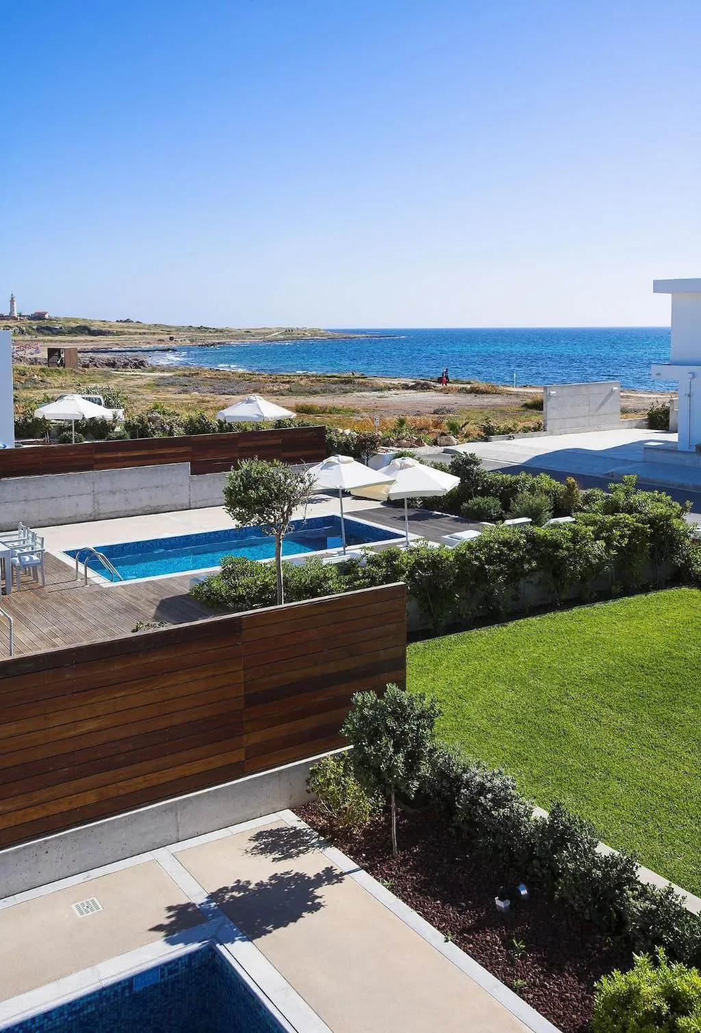Terrace, Paradise Cove Luxurious Beach Villas, Cyprus
