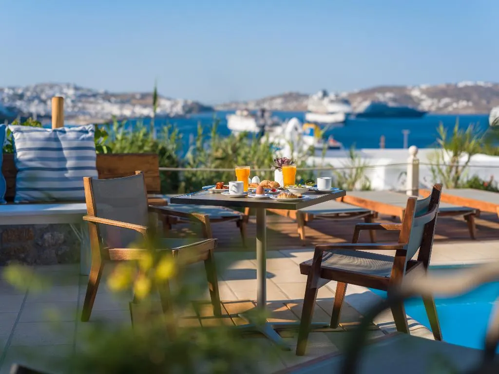 Restaurant, Rhenia  Mykonos Hotel & Bungalows, Mykonos