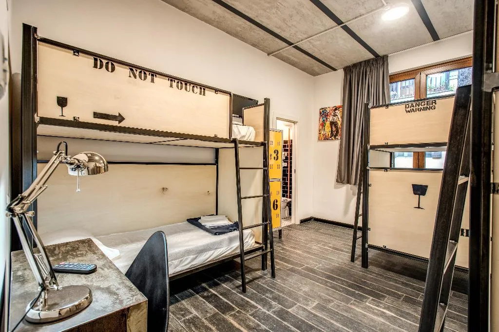 Bed in dormitory CAPACITY 6 Room, Hostel Trastevere 2, Rome