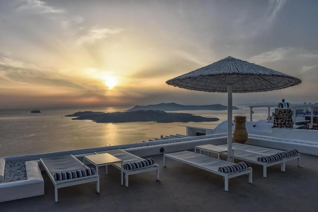Terrace, Lilium Hotel, Santorini