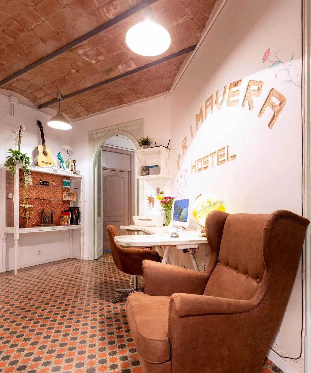 Lobby, Primavera Hostel, Barcelona
