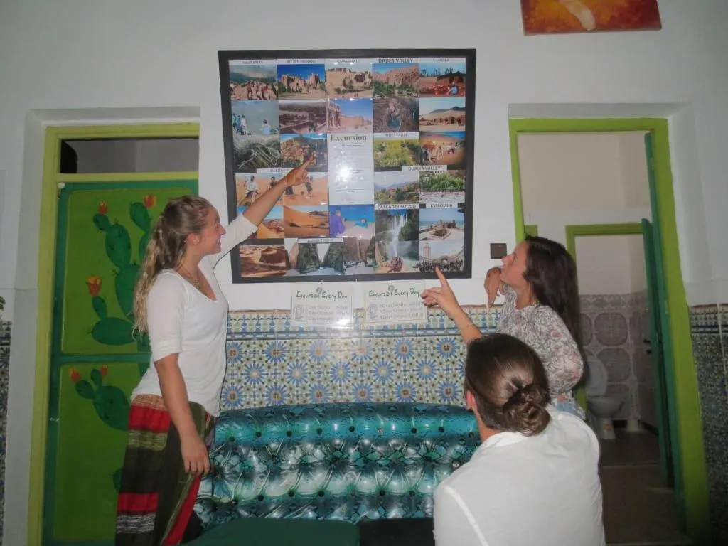 Lobby, Kaktus Hostel, Marrakech