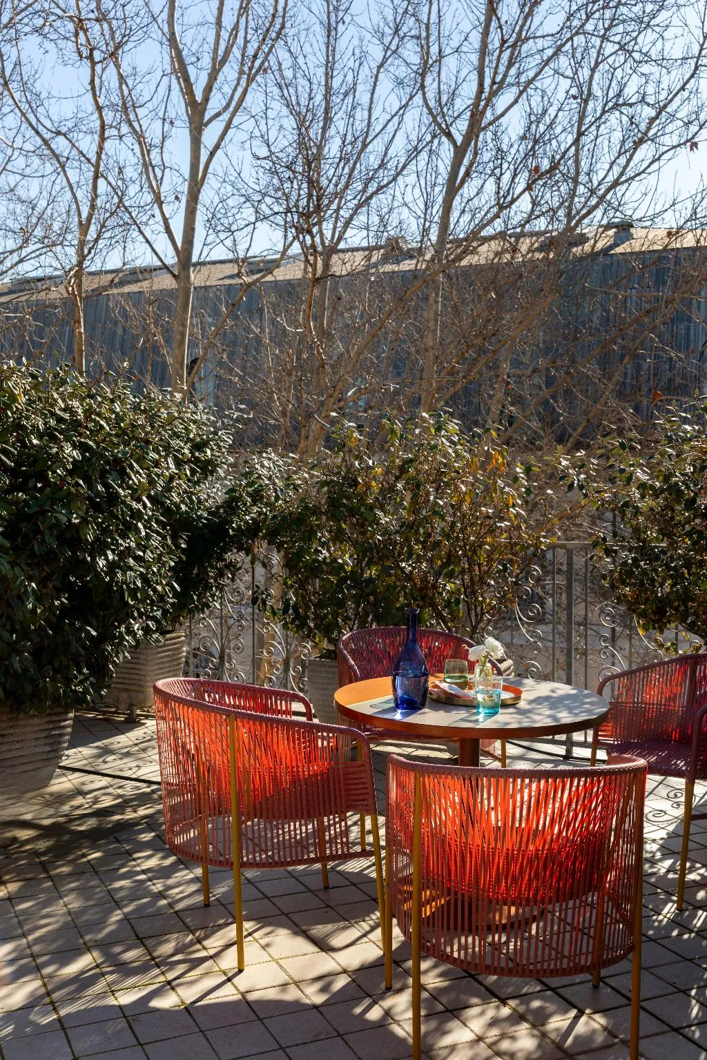 Terrace, Hotel Marisa, Rome