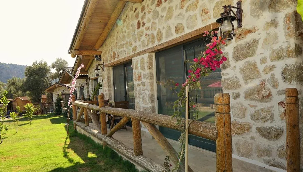 Lobby, Sedir Tas Evleri / Cedar Stone House, Dalaman