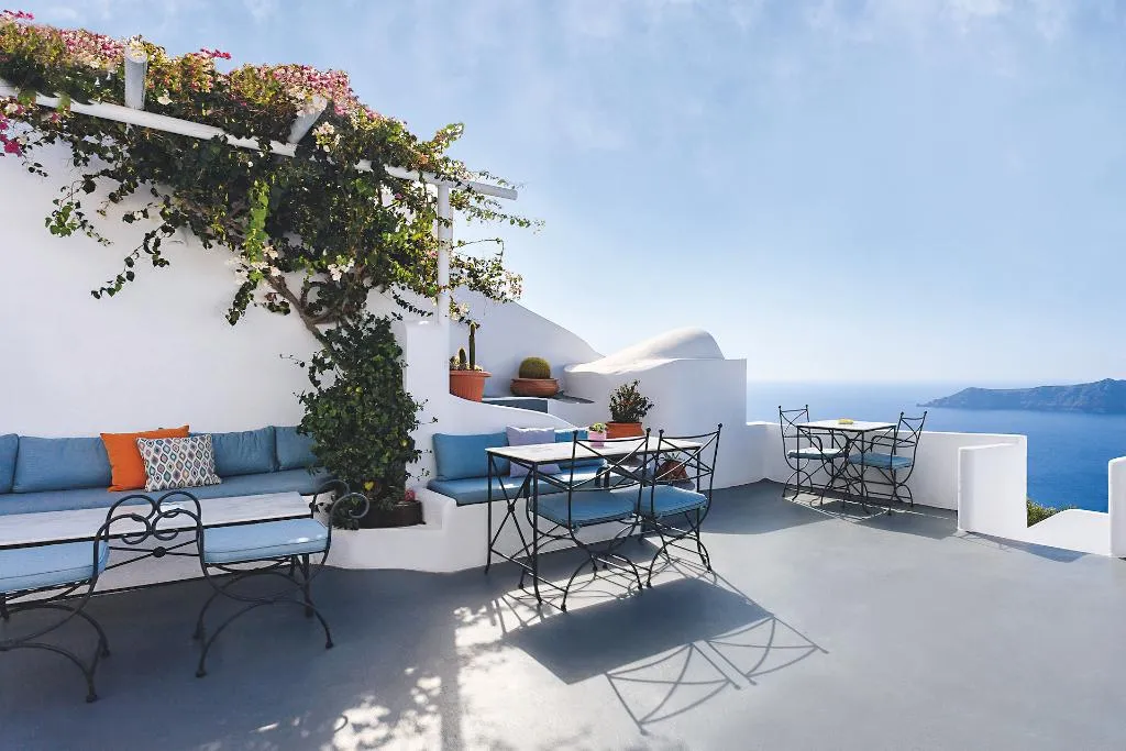 Terrace, Remezzo Villas, Santorini
