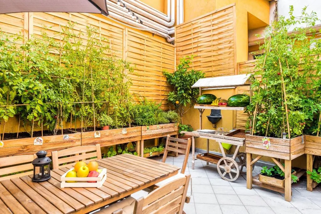 Terrace, Trilussa Palace Congress & Spa, Rome