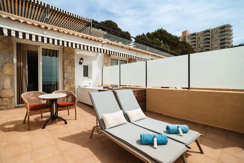 JUNIOR SUITE SEA VIEW WITH TERRACE Room, Secrets Mallorca Villamil Resort & Spa Only Adults, Majorca