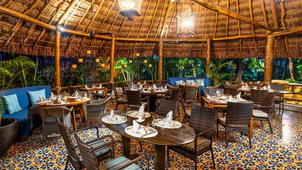 Restaurant, Mahekal Beach Resort & Spa, Playa Del Carmen