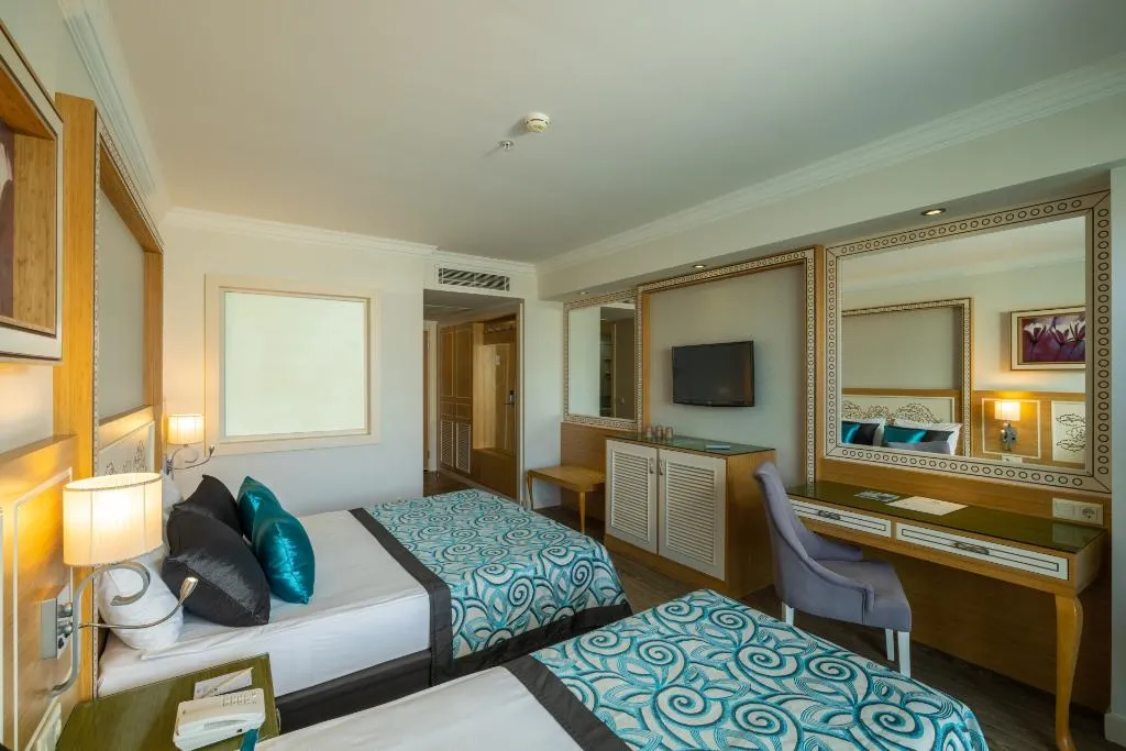 DOUBLE SINGLE USE WITH TERRACE Room, Crystal Waterworld Aqua Collection, Antalya