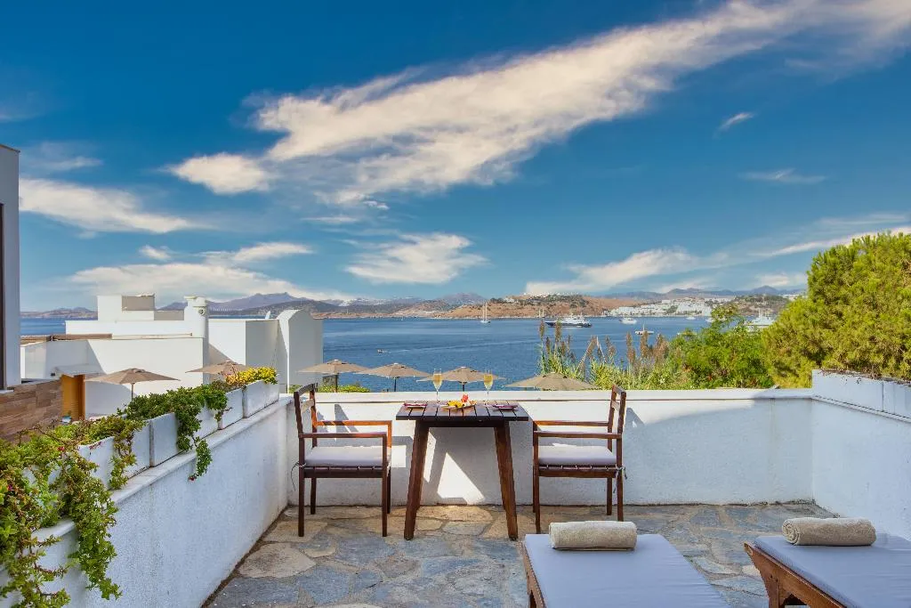 DOUBLE DELUXE SEA VIEW WITH BALCONY Room, Senses Hotel Bodrum, Bodrum