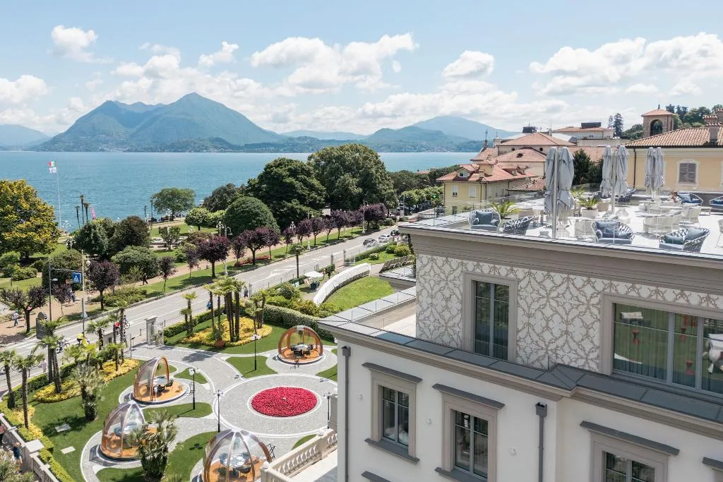 Terrace, Boutique Hotel Stresa, Milan