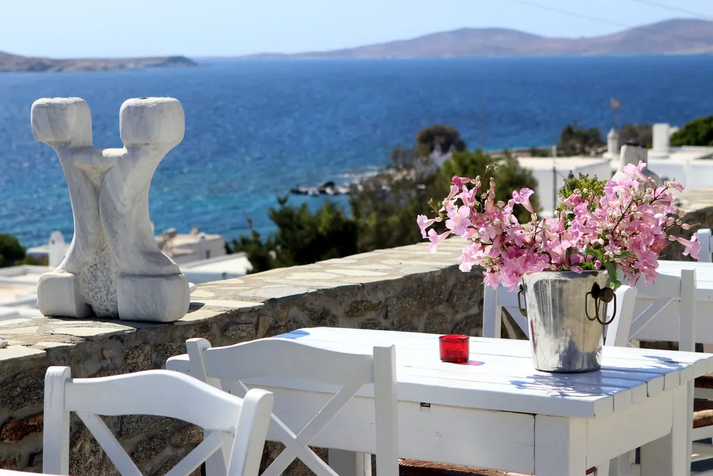 Lobby, Voula's Economy Studios, Mykonos