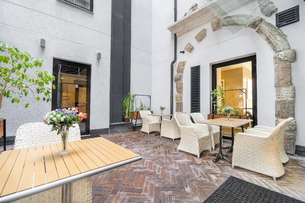 Terrace, Forums Boutique Hotel, Riga