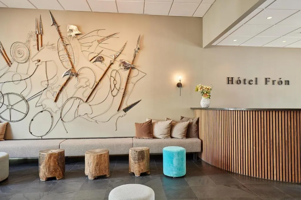 Lobby, Hotel Fron, Reykjavik