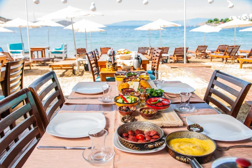Restaurant, Blue Bay Beach Hotel, Bodrum