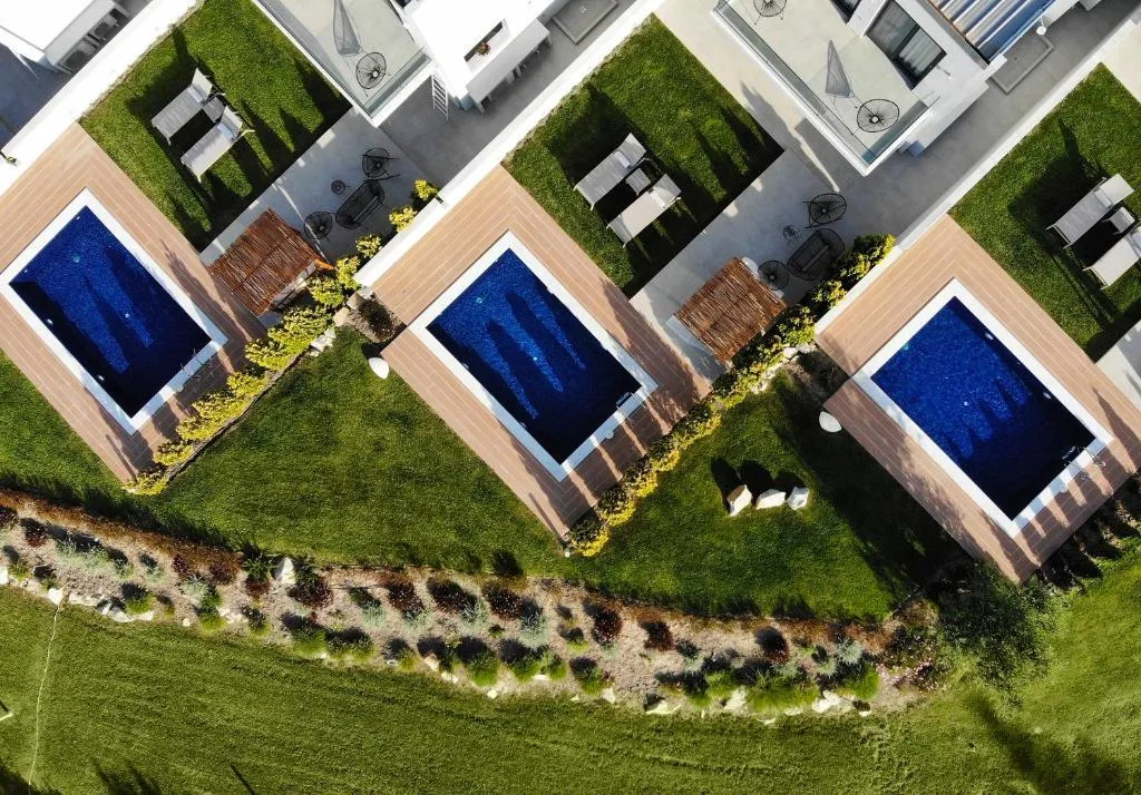 VILLA THREE BEDROOMS WITH PRIVATE POOL Room, Soleado Luxury Villas, Halkidiki