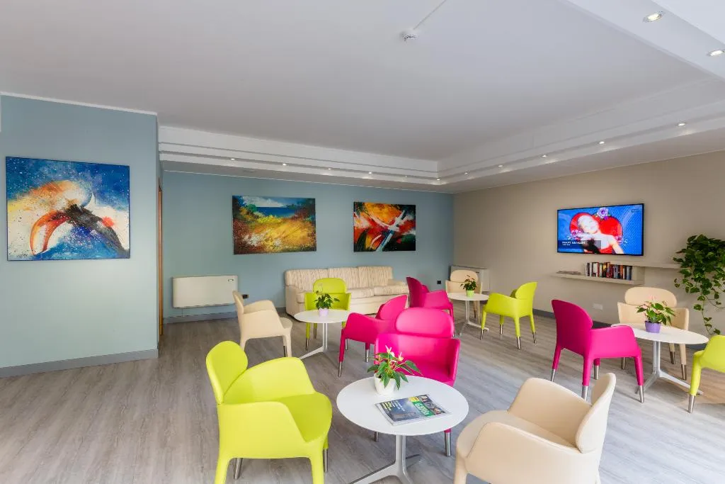 Lobby, Hotel Alfieri, Milan
