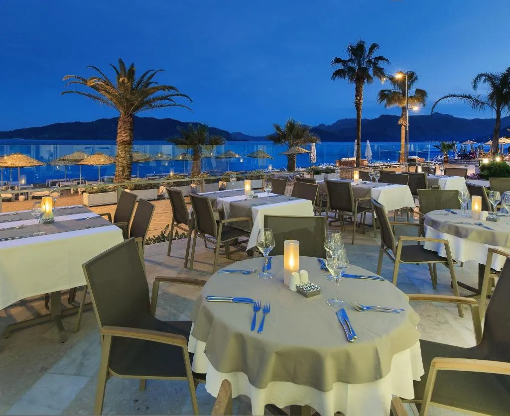 Restaurant, The Beachfront Hotel, Dalaman
