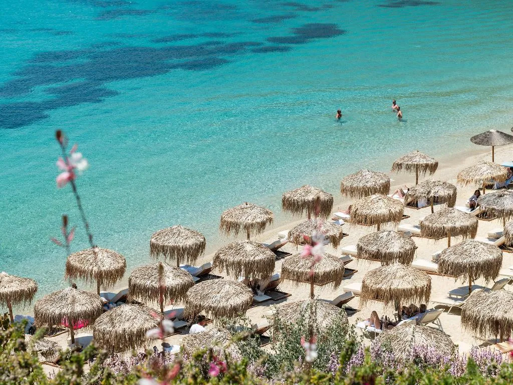 Beach, Mykonos Blu, A Resort to Live, Mykonos