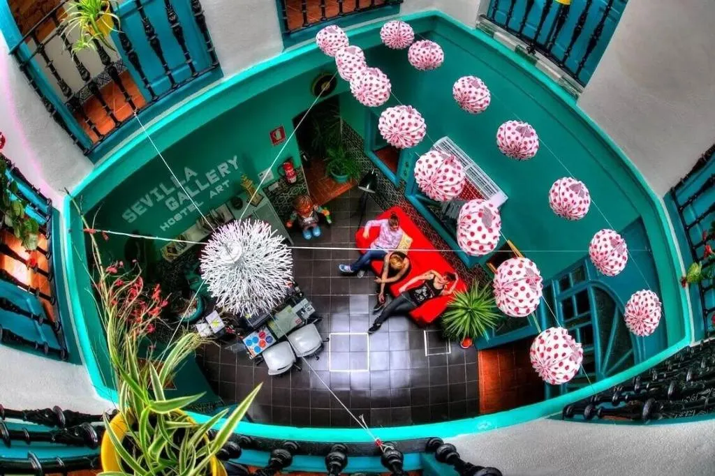 Lobby, Sevilla Kitsch Hostel Art, Seville