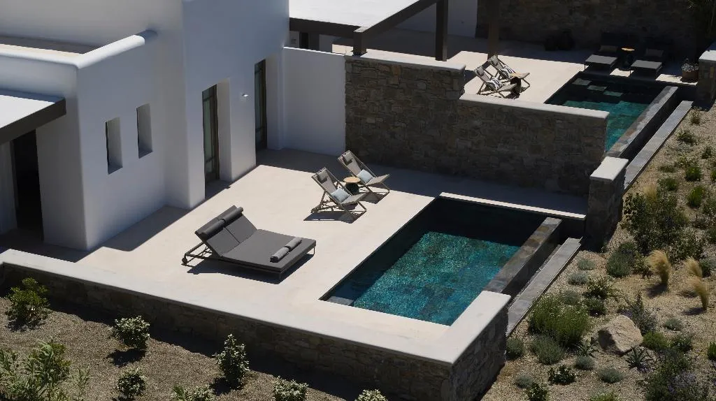SUITE SEA VIEW WITH PRIVATE POOL Room, Bonzoe Suites & Villas, Mykonos