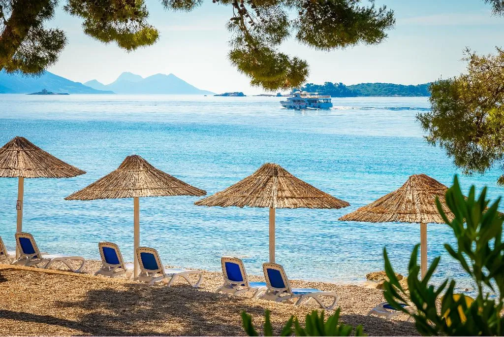 Beach, Aminess Vival Grand Azur Hotel, Dubrovnik