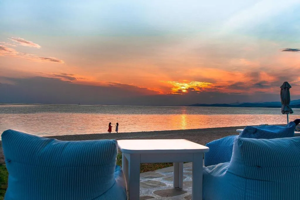 Terrace, Acrotel Lilyann Boutique hotel, Halkidiki