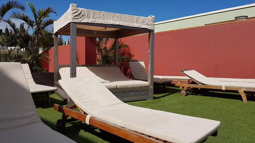 Terrace, Galeon Hotel, La Palma