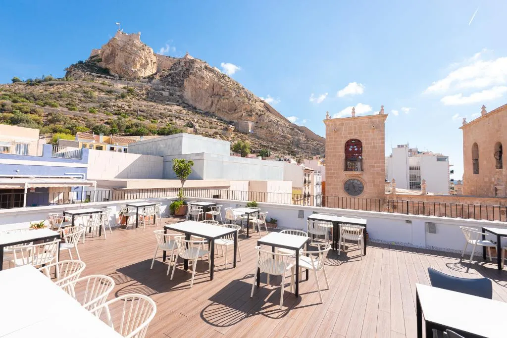 Terrace, Hostal Vil5 By Be Alicante, Costa Blanca