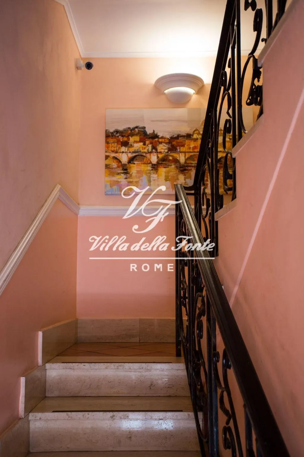 Lobby, Villa Della Fonte Trastevere, Rome