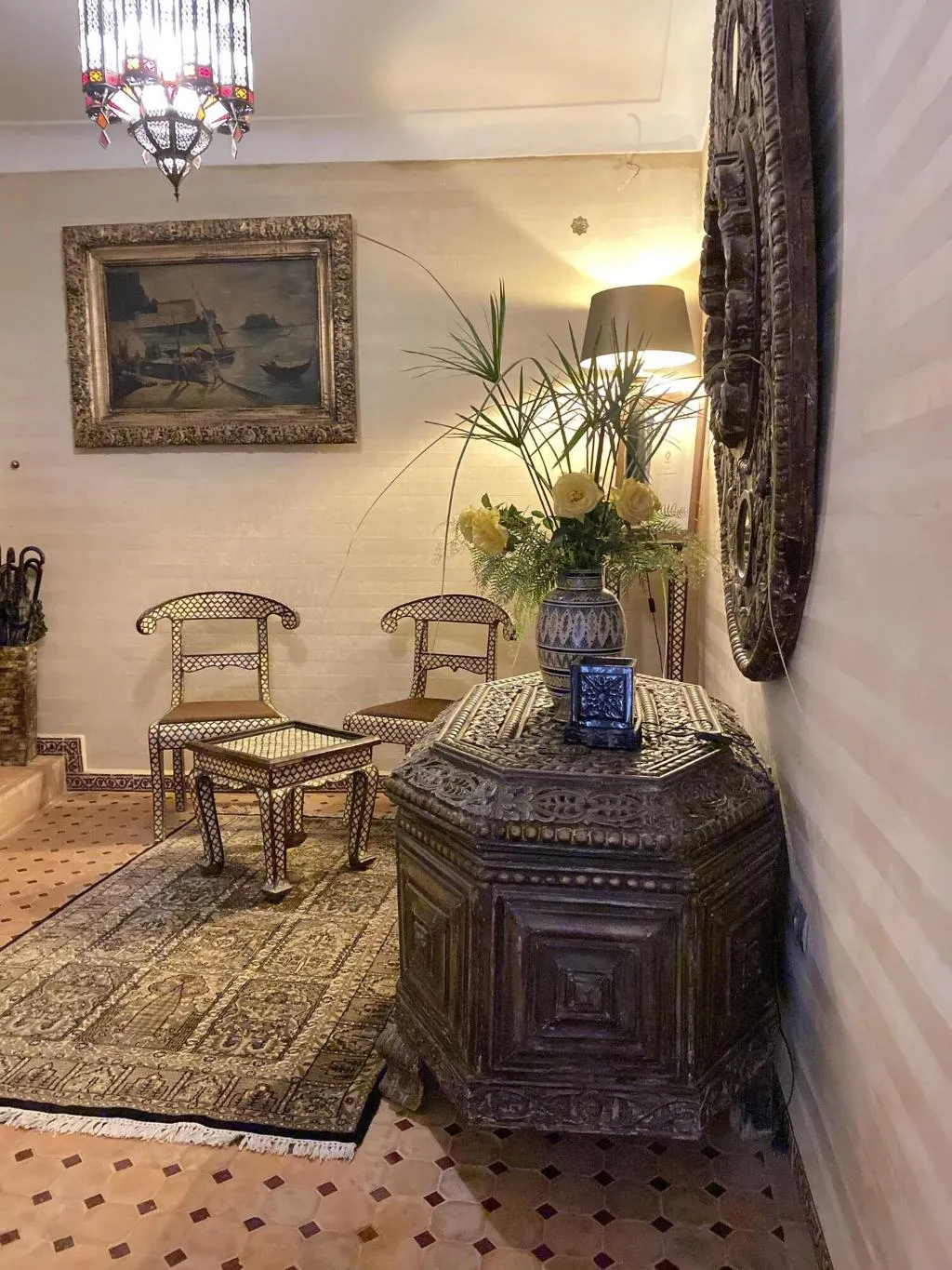 Lobby, Riad Ilayka, Marrakech