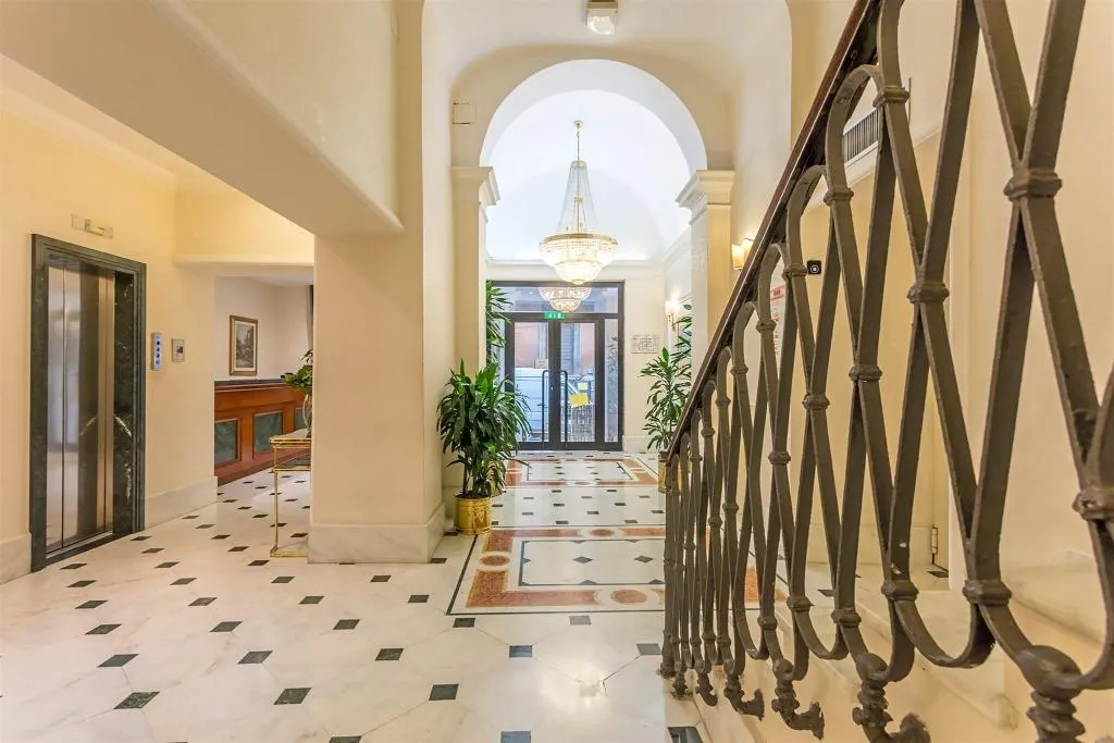 Lobby, Raeli Hotel Floridia, Rome