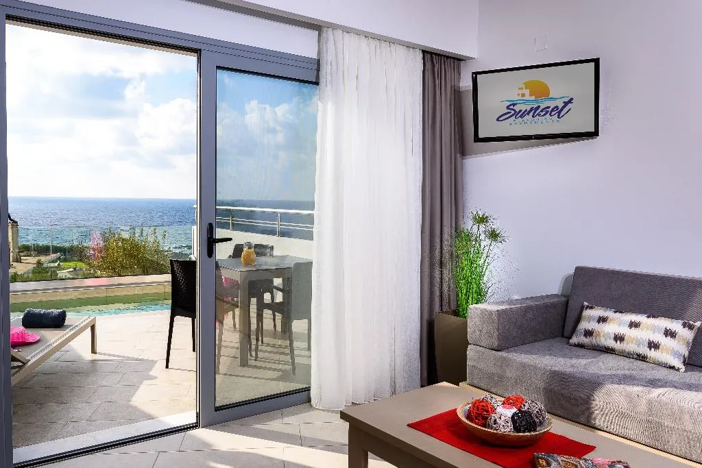 APARTMENT DELUXE SEA VIEW Room, Sunset Elafonisi Apartments, Crete