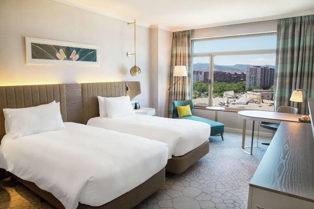 TWIN GUEST ROOM Room, Hilton Diagonal Mar Barcelona, Barcelona
