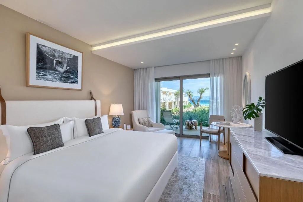 DOUBLE BEACH FRONT Room, Domes Miramare, A Luxury Collection Resort, Corfu, Corfu