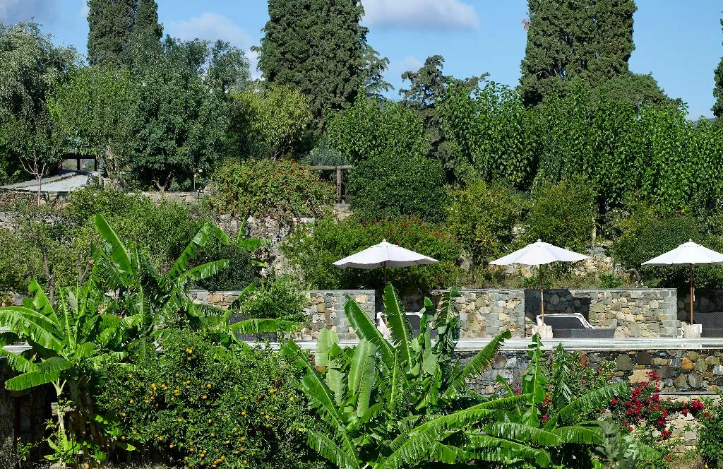Terrace, Kinsterna Hotel, Kalamata