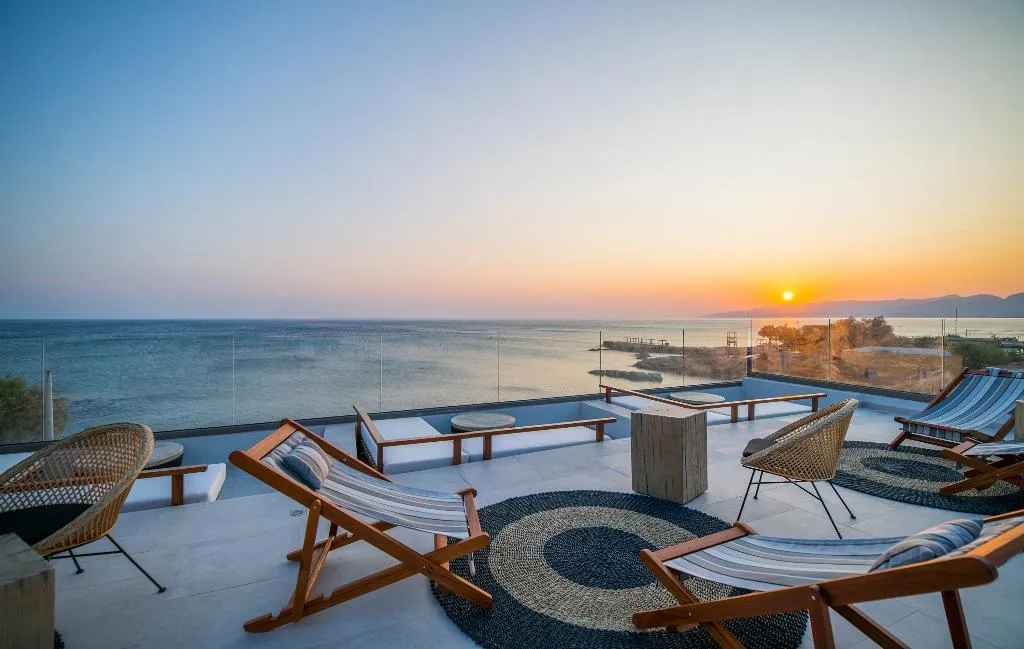 Terrace, AKASHA Beach Hotel and Spa, Crete