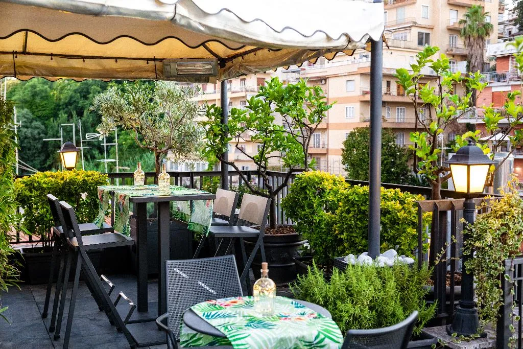 Terrace, Trilussa Palace Congress & Spa, Rome