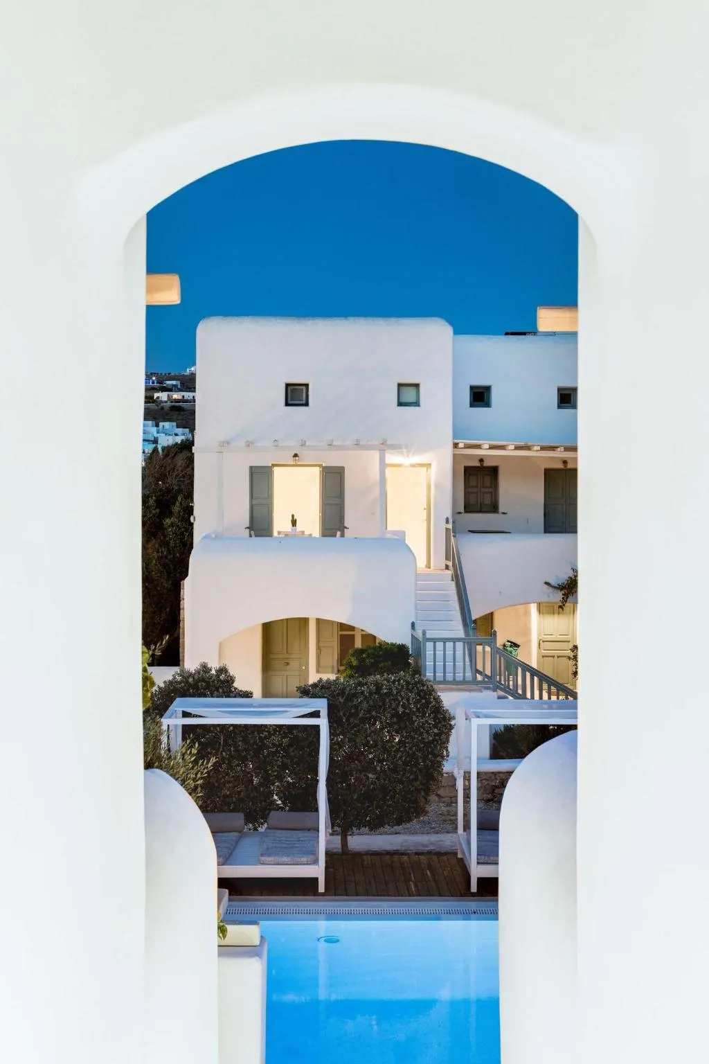 General view, Corfos Hotel, Mykonos