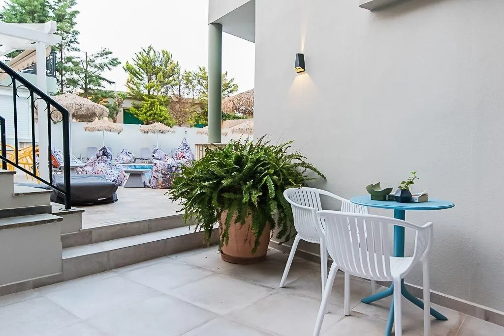 Terrace, Sunshine Boutique Hotel, Crete